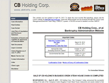 Tablet Screenshot of cbhinfo.com